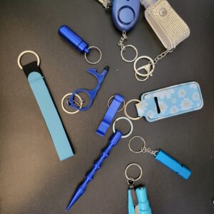 Royal and Light blue daisy's 11 piece