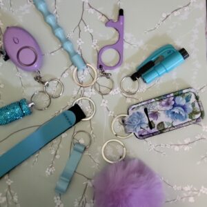 Lavender and Teal Floral
